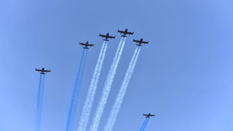 desfile militar Independencia aviones