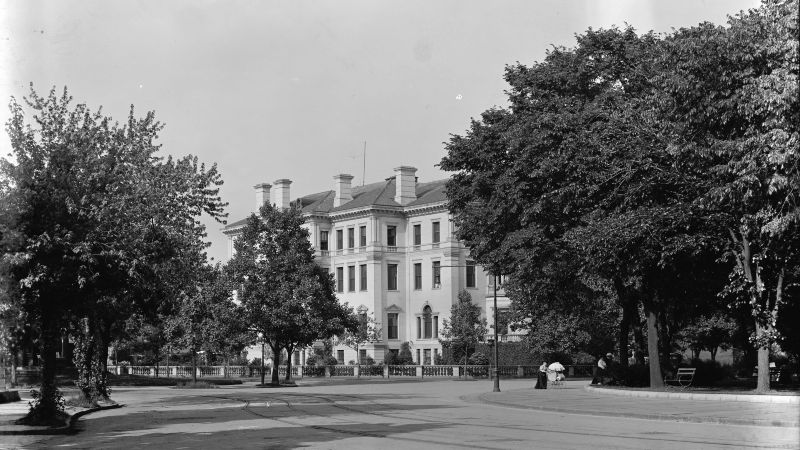 La zona de Dupont Circle, en WDC, en una fotografía hecha en 1904.
