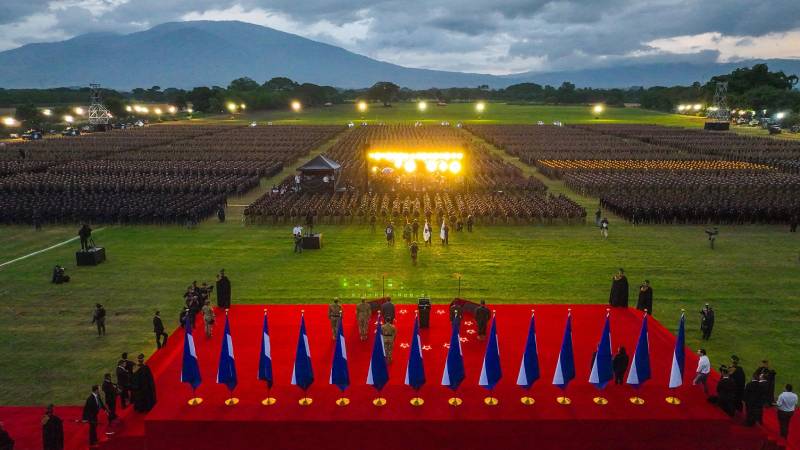 nayib bukele dia indepencia 2024 discurso militarizacion