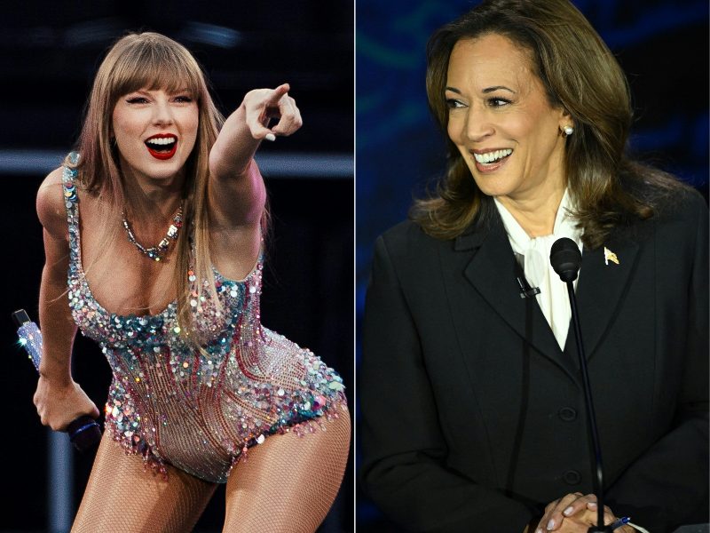 Taylor Swift ha expresado su apoyo a Kamala Harris; Trump no tardó en reaccionar,