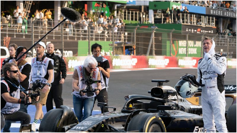 Brad Pitt- Mexico- Formula 1