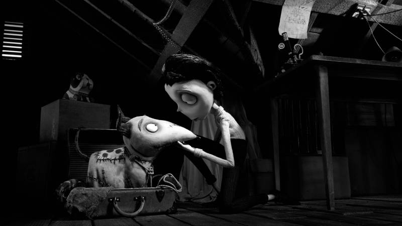 Película Frankenweenie de Tim Burton