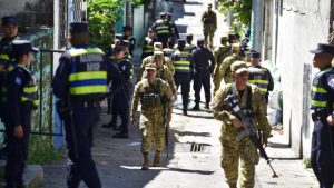 los militares colaboran con la policia
