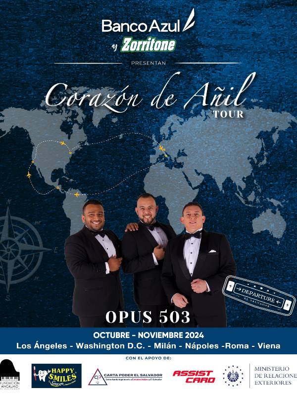 Gira Corazón de Añil de Opus 503