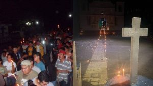 Tradicional pedida de ayotes en Cacaopera