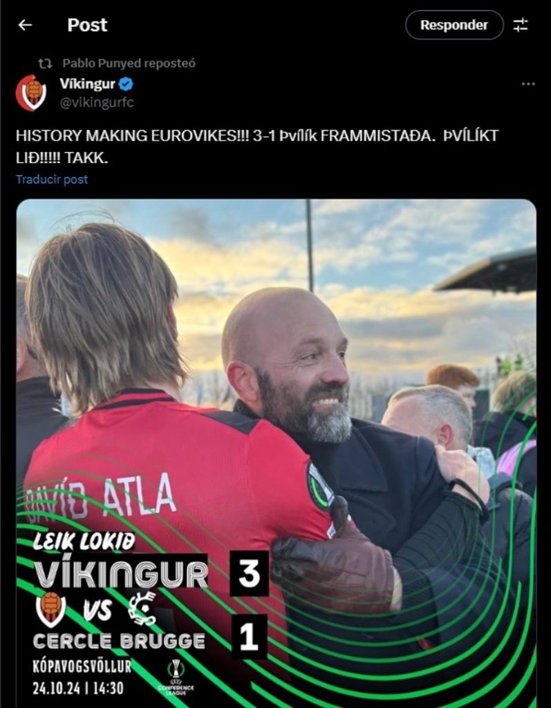 pablo punyed vikingur victoria historica el salvador futbol uefa conference league