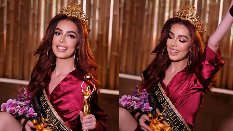 Tatiana Molina, de El Salvador, primera finalista de Miss Equality World 2024