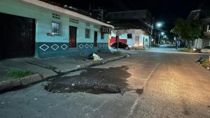 Baches en las calles