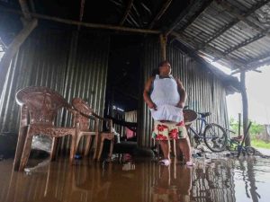 Inundaciones en Puerto Parada, Usulutan