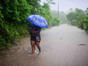 Inundaciones en Puerto Parada, Usulutan