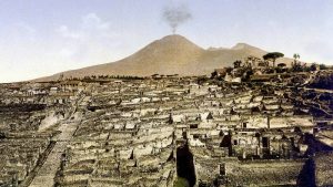 Ruinas de Pompeya en Italia