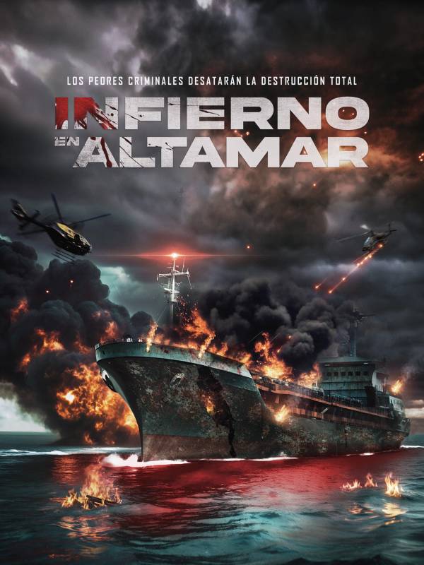 Póster del filme coreano "Infierno en altamar"