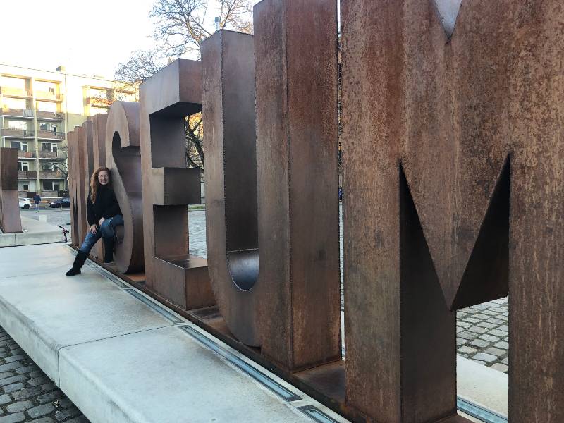 Magaly Castellon en Museo de Tecnologia de Berlin