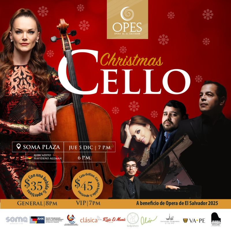 OPES invita al concierto "Christmas Cello"