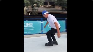 Pista hielo - patinaje- Centro Historico
