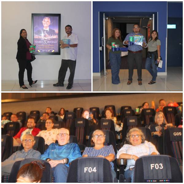 Preestreno del filme Andrea Bocelli