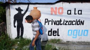Privatizacion agua falta cantaro