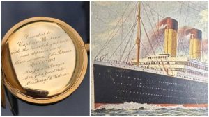 Reloj de capitan que salvo pasajeros del Titanic