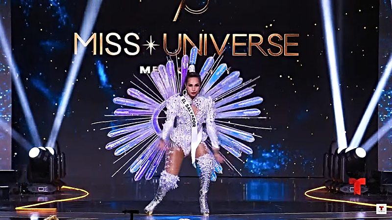 Florence García, delegada de El Salvador, en la preliminar de Miss Universo 2024, en México