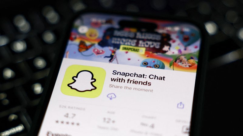 Snapchat es muy popular entre los niños y adolescentes. Foto: AFP