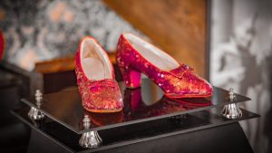 zapatos rubí Judy Garland Mago de Oz