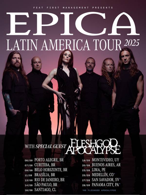 Epica Tour Latinoamérica 2025