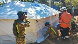 Instalación de carpas