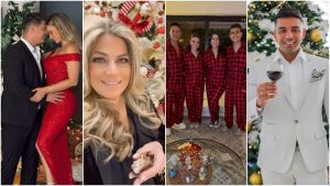 Pepe Castillo e Irene Castillo, Kathya Carranza, Billy Calderón y familia, y Kerim Handal -farándula nacional- Navidad