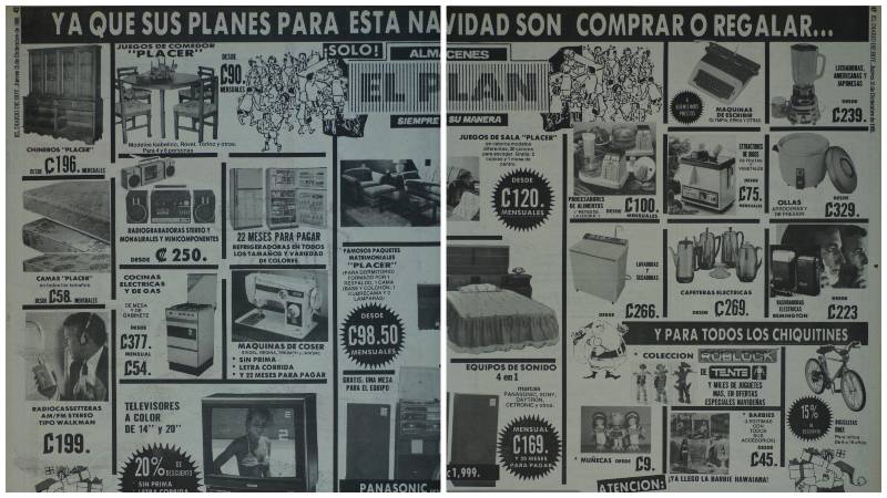 Ofertas de Almacén El Plan de diciembre de 1988