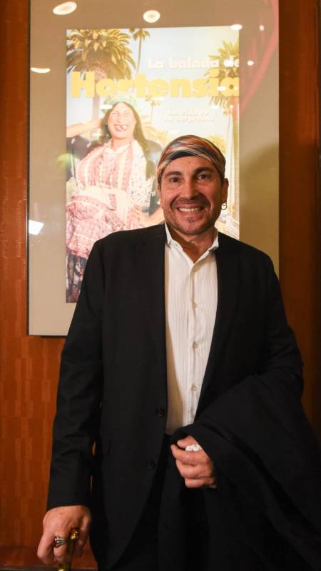 Actor Julio Yúdice en el preestreno de "La balada de Hortensia"