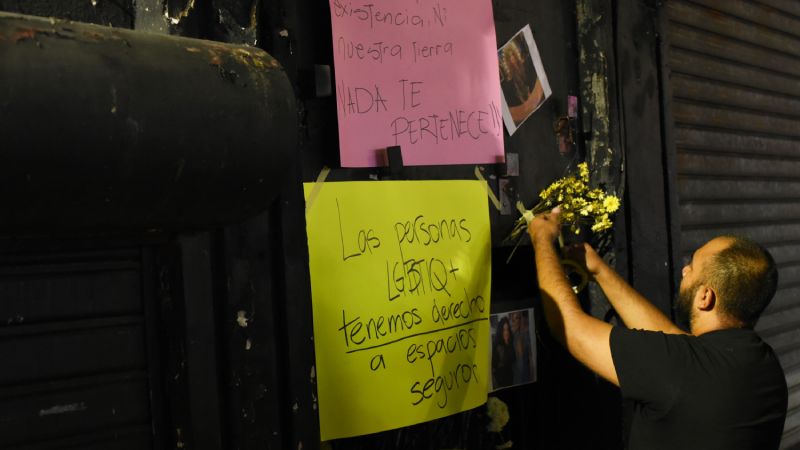 Este es un edificio, pero lo que el bar lo hacíamos cada una de nosotras y nosotros”, dijo una de las asistentes.