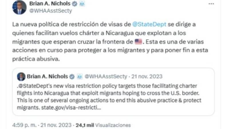 Visas Nicaragua Migracion