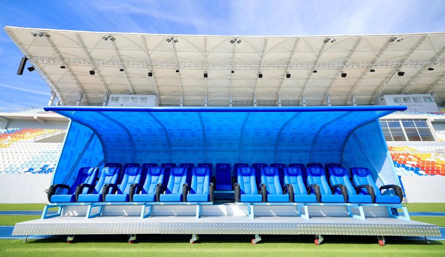 banquillos dugout bancos estadio magico gonzalez futbol el salvador nuevo 02