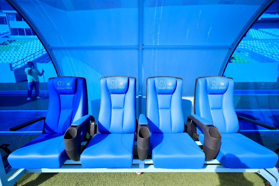 banquillos dugout bancos estadio magico gonzalez futbol el salvador nuevo 04