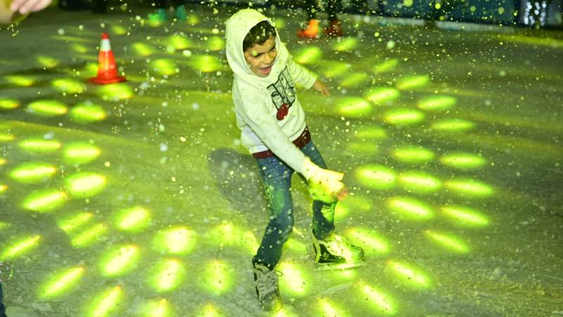 Pista de hielo en el Centro Histórico