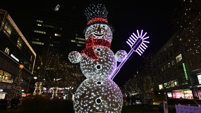 El muñeco de nieve se encuentra en diferentes presentaciones. Foto: AFP