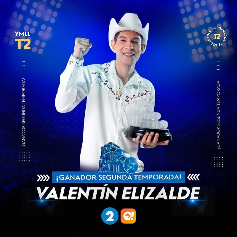 El imitador de Valentín Elizalde ganó "Yo me llamo El Salvador".