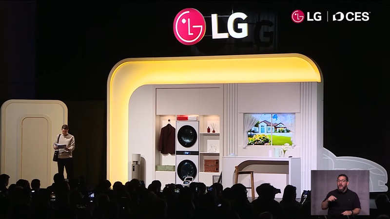 LG presenta en CES 2025 su tecnología.