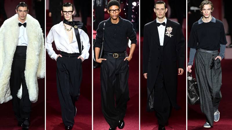 Colección masculina otoño-invierno D&G. / 