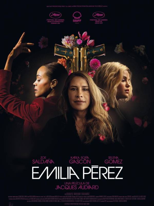 Póster del filme francés "Emilia Pérez"