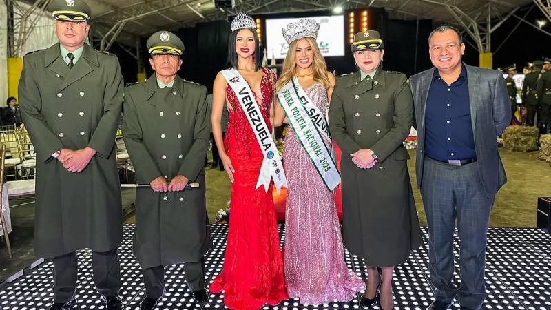 Linda Sibrián, Reina de la Policía en el Reinado Internacional del Café, Colombia