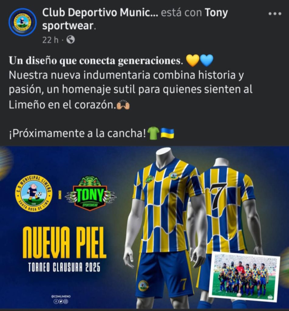 Limeno uniforme retro Clausura 2025