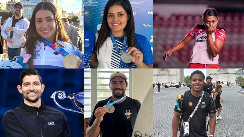 Ellos son los nominados al premio de Estrella del Año en la rama masculina y femenina del Homenaje a las Estrellas del Deporte. Fotos EDH / Archivo y Cortesía
