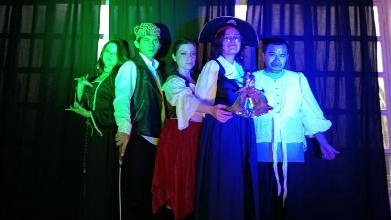 Jóvenes interpretarán la obra teatral “Leyendas de piratas”. / 