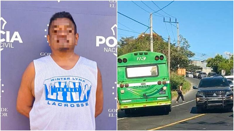 Marvin Antonio R. será procesado por los delitos de conducción peligrosa y lesiones culposas. Foto EDH / Cortesía PNC.