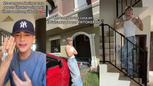 Dexel muesta con orgullo su nueva casa.