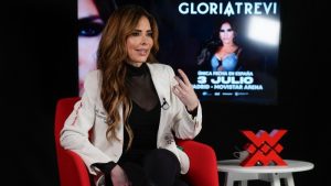 Gloria Trevi ofrece una entrevista con EFE en Casa México con motivo del anuncio de su concierto en el WiZink Center de Madrid el 3 de julio