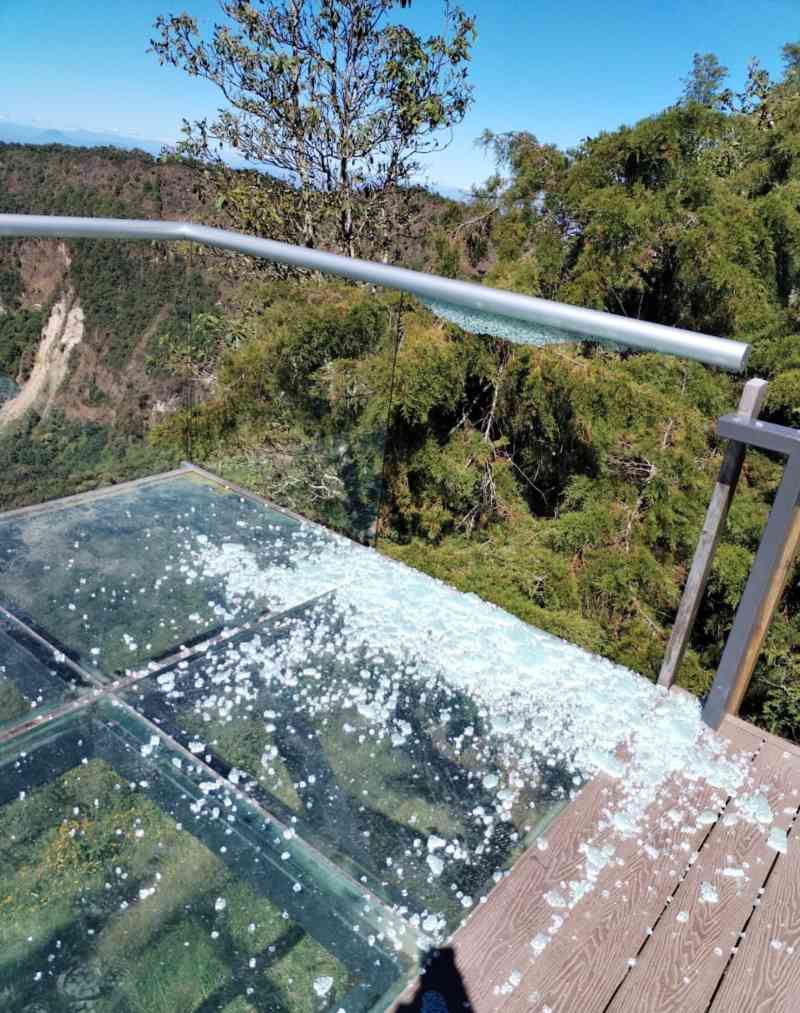 Mirador del Boquerón dañado por sismo