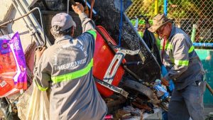 trabajadores recolección de desechos