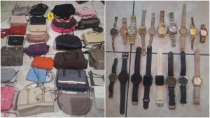 Allanan la casa de un sujeto señalado por abrir carros y encuentran carteras y relojes